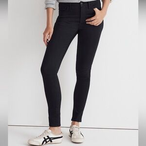 Madewell W 25 9” mid-rise road tripper skinny black jeans NWT